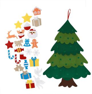 Voelde Kerstboom Decoraties Voor Kinderen Diy Kerstboom Ornamenten Kinderen Handgemaakte Kerstcadeau Gelukkig Nieuwjaar