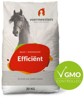 Voermeesters Efficient - Paardenvoer - 20 kg