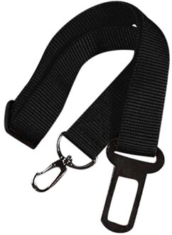 Voertuig Auto Pet Dog Seat Belt Puppy Auto Gordel Harness Lead Clip Hond Levert Veiligheid Hendel Auto Tractie Producten @ Q zwart