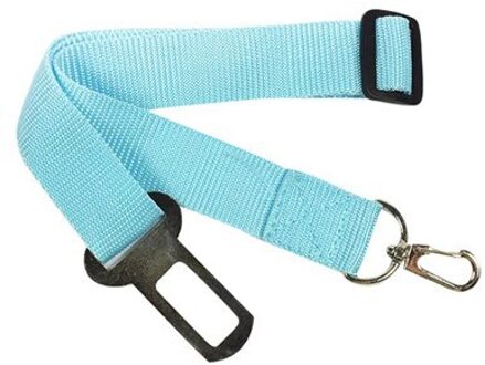 Voertuig Auto Pet Dog Seat Belt Puppy Auto Gordel Harness Lead Verstelbare Pet Autostoeltje Riem Terughoudendheid Reizen leash lucht blauw