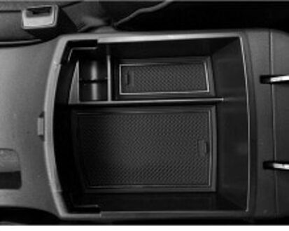 Voertuig Box Card Case Telefoon Auto Parts Armsteun Handvat Opslag Black Center