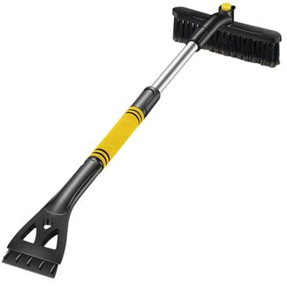 Voertuig Gemonteerde Sneeuw Schop 3 In 1 Draagbare Multifunctionele Auto Sneeuw Schop Sneeuw Borstel Ontdooien En Ijsvrij Schop geel