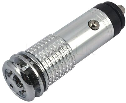 Voertuig Luchtreiniger 12V Mini Luchtverfrisser Auto Fresh Air Anion Purifier Ionische Oxygen Bar Ozon Ionisator cleaner zilver