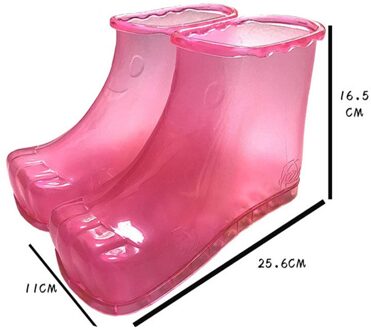 Voet Spa Bad Massager Laarzen Huishouden Ontspanning Emmer Laarzen Voeten Care Compres Schoenen D1 rood 16.5cm