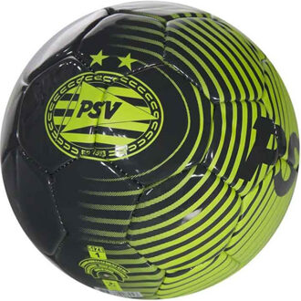 voetbal away 2017/2018 leer antraciet/geel 18 cm