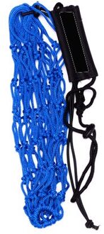 Voetbal Handvat Solo Kick Trainer Vergrendeld Netto voetbal Bal Bungee Elastische Training Jongleren drie size blauw