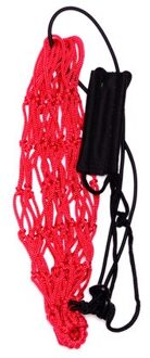 Voetbal Handvat Solo Kick Trainer Vergrendeld Netto voetbal Bal Bungee Elastische Training Jongleren drie size rood