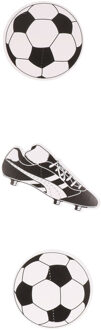 Voetbal slinger zwart/wit - EK/WK versiering