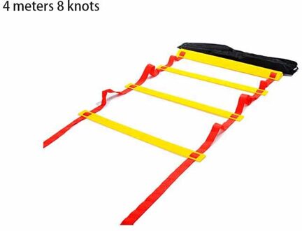 Voetbal Speed Ladder Praktische Duurzaam Milieuvriendelijke Slijtvaste Agility Training Ladders Voetbal Speed Ladder Training Trappen 4 M 8 knots