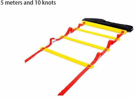 Voetbal Speed Ladder Praktische Duurzaam Milieuvriendelijke Slijtvaste Agility Training Ladders Voetbal Speed Ladder Training Trappen 5 M 10 knots