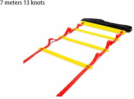 Voetbal Speed Ladder Praktische Duurzaam Milieuvriendelijke Slijtvaste Agility Training Ladders Voetbal Speed Ladder Training Trappen 7 M 13 knots