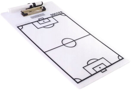Voetbal tactiek bord - maat One size Wit