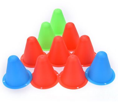 Voetbal Trainning Kegel Stadion Markering Agility Training Slalom Skate Stapel Cup Voetbal Trainingsapparatuur Marker Gratis licht grijs