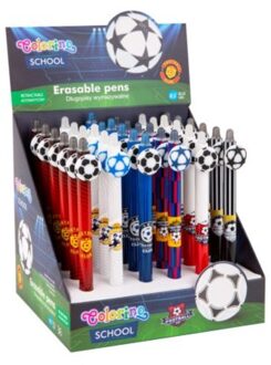 Voetbal uitwisbare gelpen assorti