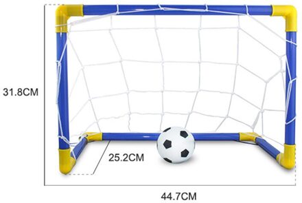 Voetbal Voetbal Doel Post Frame Set Met Netto Voetbal Pinnen Bal Pomp Kinderen Training Praktijk Sets kinderen Sport Mini speelgoed 44cm