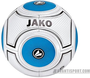 Voetbal - Weiß/JAKO Blau/Schwarz - 5
