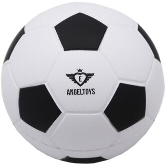 voetbal zacht 12,5 cm zwart/wit