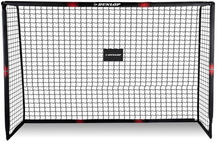 Voetbaldoel - 240 x 160 x 85 cm - Metaal - Voetbaltrainingsmateriaal voor alle leeftijden - Makkelijke Montage Rood