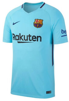 Voetbalshirt Barcelona uitshirt 17/18 voor volwassenen lichtblauw - S