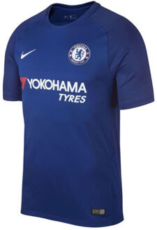 Voetbalshirt voor volwassenen replica thuisshirt Chelsea blauw - S