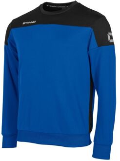 voetbalsweater blauw/zwart - 140