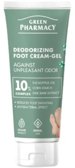 Voetcrème Green Pharmacy Deodorizing Foot Cream-Gel Against Unpleasant Odor 75 ml
