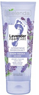 Voetmasker Bielenda Lavender Intensively Softening Foot Cream Mask 100 ml