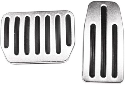 Voetpedaal Voor Tesla Model 3 Gaspedaal Gas Fuel Rempedaal Rust Pedaal Pads Grijs