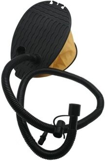 Voetpomp - zwart - kunststof - 2000 cc - 2 liter - opblaasartikelen - luchtbed Multi