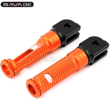Voetsteunen Footrest Voetsteunen Pedaal Voor Yamaha MT07 Tracer 700 Xsr MT10 MT25 MT03 Yzf R25 R3 R125 XVS950 Tdm 900/Een BT1100 Bulldog Oranje