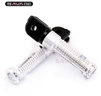 Voetsteunen Footrest Voetsteunen Pedaal Voor Yamaha MT07 Tracer 700 Xsr MT10 MT25 MT03 Yzf R25 R3 R125 XVS950 Tdm 900/Een BT1100 Bulldog Zilver