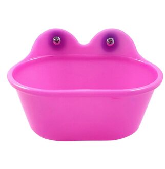 Vogel Bad Bad Bad Doos Vogel Schoonmaken Tool Kooi Accessoires Papegaai Bad Transparante Plastic Opknoping Bad Douche roze
