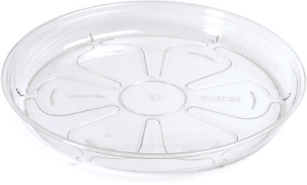 Vogel bad/voederschaal/drinkschaal - transparant - rond - Dia 21 cm