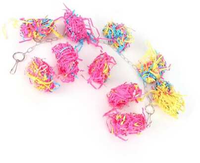 Vogel Bijten Speelgoed Vogel Kauwen Speelgoed Heldere Kleuren Voor Helpen Huisdieren Verlichten Verveling Voor Verbergen Snacks