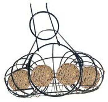 Vogel Feeder Ronde Automatische Opknoping Wilde Vogel Feeder Zaad Vet Bal Tuin Voeden Station Voor Zaad, Noten, vet Ballen