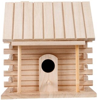 Vogel Huis Houten Ventilatie Vogelnest Entertainment In Achtertuin Vogelhuisje Tuin Decoraties Vogelkooi Decoratie Vogel Bed # J4s