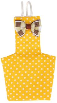 Vogel kleding Valkparkiet Wasbare Nappy Met Bowtie vogel Papegaai kleding luier Vlucht Pak Vliegende Kostuum kleding luier Geel / M