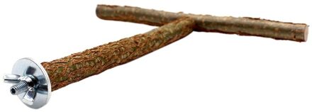 Vogel Papegaai Kooi Speelgoed Training T Baars Slijpen Kauwen Parkiet Hout Stand 449C