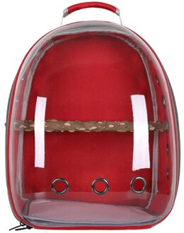 Vogel Papegaai Rugzak Carrier Reistas Met Baars Stand Voor Parkieten Valkparkieten Conures Vinken Lovebirds Kleine Medium Vogels