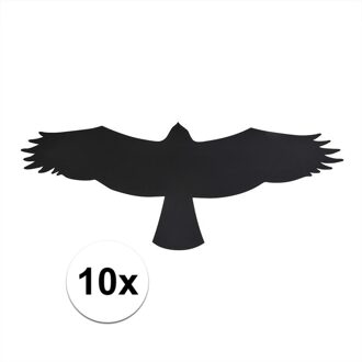 Vogel Raamstickers - 10x - anti inslag - voor binnen en buiten - buizerd