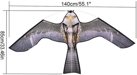 Vogel Scarer Emulatie Flying Hawk Vogel Vlieger Voor Tuin Vogelverschrikker Yard Home Wind Makkelijk Te Vliegen Vogel Repeller Voor Yard boerderij 02