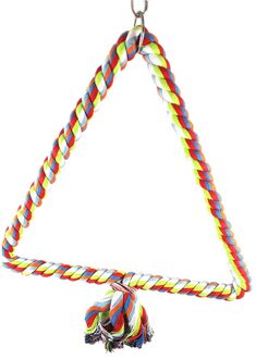 Vogel Schommel Touw Papegaai Driehoekige Staande Baars Vogel Klimmen Bungee Touw Speelgoed Kooi Opknoping Ladder Chew Speelgoed Voor Parkiet