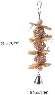 Vogel Speelgoed Brug Touw Swing Voor Papegaaien Opknoping Hangmat Kooien Chew Speelgoed Overhandigen Brug Klimmen Touw Training Levert geel