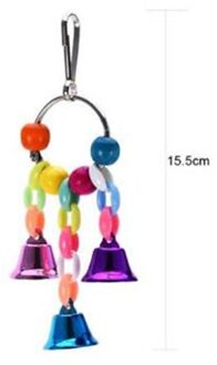 Vogel Speelgoed Brug Touw Swing Voor Papegaaien Opknoping Hangmat Kooien Chew Speelgoed Overhandigen Brug Klimmen Touw Training Levert grijs