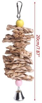 Vogel Speelgoed Brug Touw Swing Voor Papegaaien Opknoping Hangmat Kooien Chew Speelgoed Overhandigen Brug Klimmen Touw Training Levert zwart