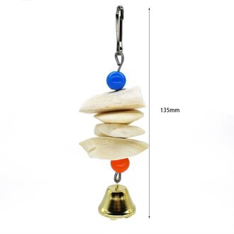 Vogel Speelgoed Kleurrijke Bamboe Weave Houten Schommel Papegaai Speelgoed Klimmen En Bijten Vogelkooi Accessoires