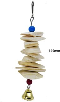 Vogel Speelgoed Kleurrijke Bamboe Weave Houten Schommel Papegaai Speelgoed Klimmen En Bijten Vogelkooi Accessoires
