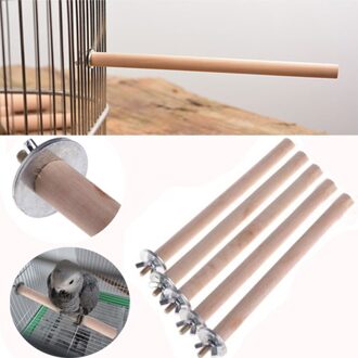 Vogel Speelgoed Papegaai Speelgoed Papegaai Hout Opknoping Stand Rack Speelgoed Tak Zitstokken Voor Vogelkooi Vogel Speelgoed Для Попугаев 1.5X10cm