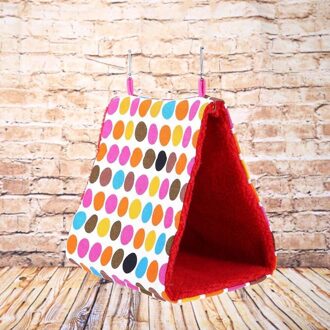 Vogel Tent Pluche Warme Hut Opknoping Bed Voor Kooi Slapen Bed Papegaai Cave #573