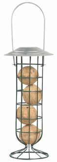 Vogel vetbollen automaat staand/hangend 27 cm - Vogel voedersilo Multikleur